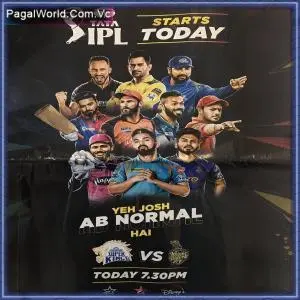 Tata IPL 2022 Theme Song Poster
